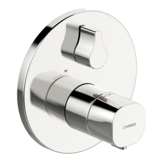 Hansa Fertigmontageset HANSALIVING UP-Wa/Br-Thermostat, m Mengenreg., chrom