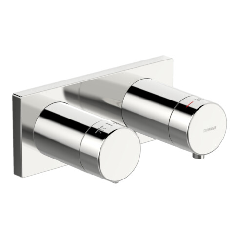 Hansa Fertigmontageset HANSALIVING UP-Wannen-Thermostat, chrom