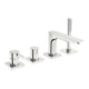 Hansa Fertigmontageset HANSALOFT 4-L.-BW-EHM, Rosette eckig, chrom-1