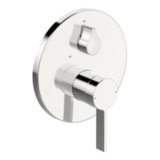 Hansa Fertigmontageset HANSALOFT UP-Wannen-Einhebelmischer, runde Rosette, chrom