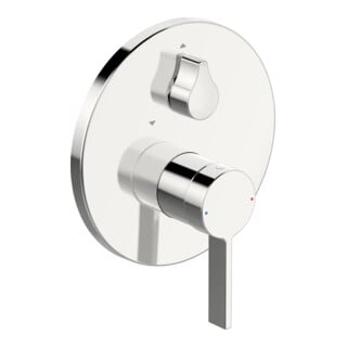 Hansa Fertigmontageset HANSALOFT UP-Wannen-Einhebelmischer, Sicherh., Ros. rd, chrom