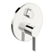 Hansa Fertigmontageset HANSALOFT UP-Wannen-Einhebelmischer, Sicherh., Ros. rd, chrom-1