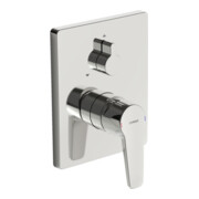 Hansa Fertigmontageset HANSAPOLO UP-Wannen-Einhebelmischer, Rosette eckig, chrom-1