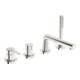 Hansa Fertigmontageset HANSARONDA 4-L.-BW-EHM, Rosette rund, chrom-1
