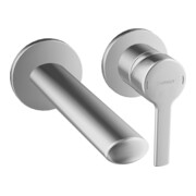Hansa Fertigmontageset HANSARONDA UP-2-Loch-Waschtisch-Einhebelmischer, chrom