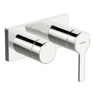 Hansa Fertigmontageset HANSARONDA UP-Wannen-Einhebelmischer, chrom