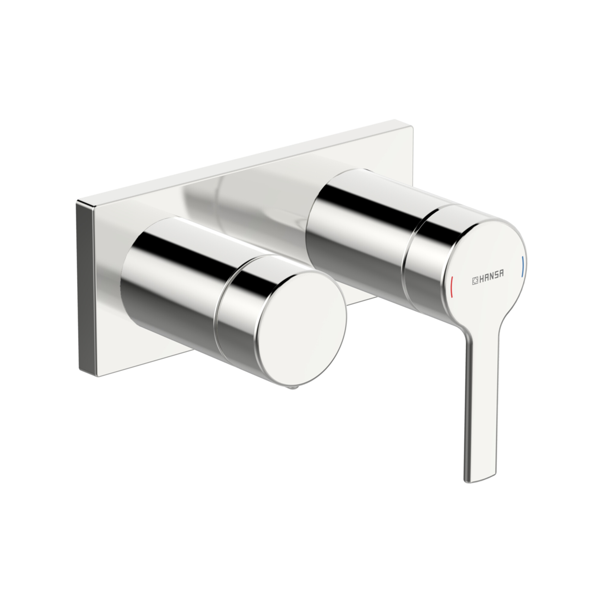 Hansa Fertigmontageset HANSARONDA UP-Wannen-Einhebelmischer, chrom