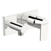 Hansa Fertigmontageset HANSASTELA UP-Brause-Einhebelmischer, Rosette eckig, chrom