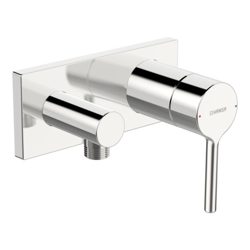 Hansa Fertigmontageset HANSAVANTIS Style UP-Brause-Einhebelmischer, Wandmontage, chrom