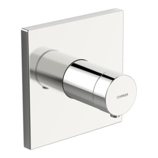 Hansa Fertigmontageset HANSAVAROX PRO UP-THM, o Mengenreg., Ros. eckig, chrom