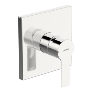 Hansa Fertigset HANSABLUEBOX LIGNA UP-Brause-Einhebelmischer, Rosette eckig, chrom