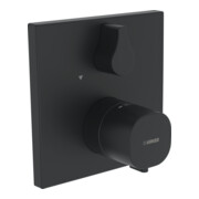 Hansa Fertigset HANSABLUEBOX LIVING UP-Wannen/Brause-Thermostat, mattschwarz