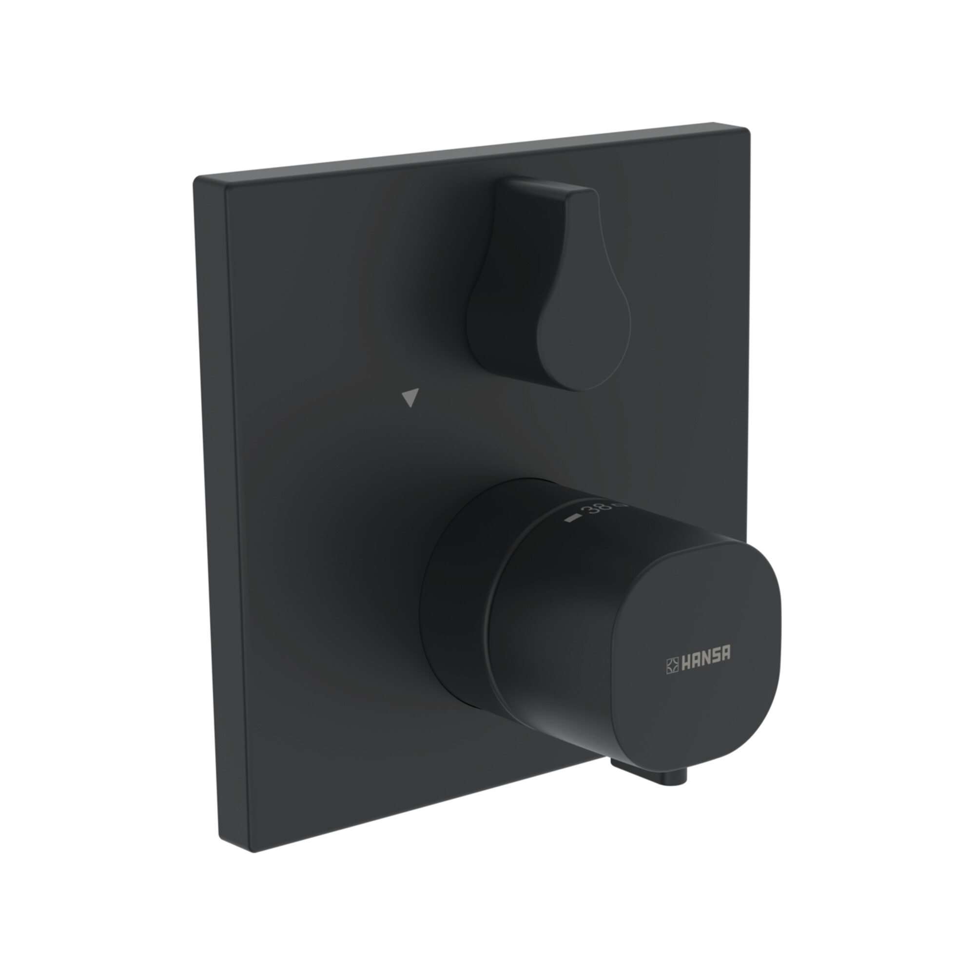 Hansa Fertigset HANSABLUEBOX LIVING UP-Wannen/Brause-Thermostat, mattschwarz