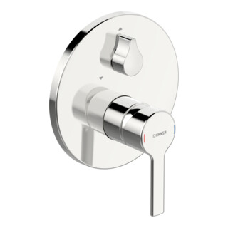 Hansa Fertigset HANSABLUEBOX RONDA UP-Wannen-Einhebelmischer, Rosette rund, chrom