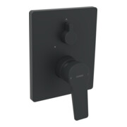 Hansa Fertigset HANSABLUEBOX TWIST UP-Wannen-Einhebelmischer, Drehumst., mattschwarz