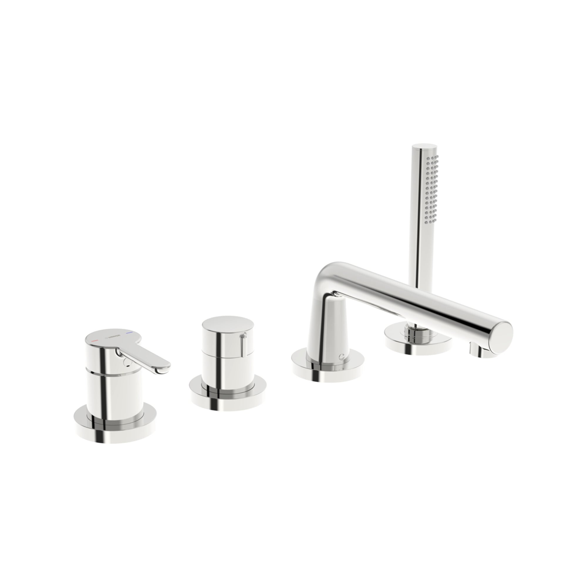 Hansa Fertigset HANSADESIGNO Style 4-L.-BW-EHM, Rosette rund, chrom