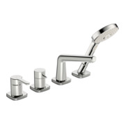 Hansa Fertigset HANSADESIGNO Style 4-L.-BW-EHM, Rosette soft edge, chrom