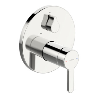Hansa Fertigset HANSADESIGNO Style UP-Wannen-Einhebelmischer, m Funktionseinheit, chrom