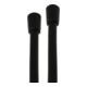 Hansa Flexible de douche 4446 L=1750 Mat noir-1