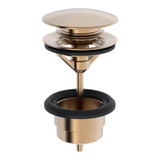 Hansa Garniture de vidange Push-Open, bronze brossé