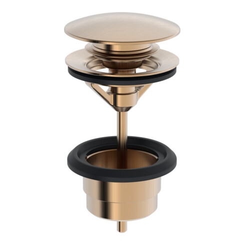 Hansa Garniture de vidange Push-Open, bronze brossé