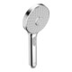 Hansa Handbrause HANSAACTIVEJET 3-str., d 120mm, Anti-Kalk, hellg./chr.-1