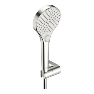Hansa Handbrause-Set HANSAVIVA Brauseschlauch 125cm, Wandmontage, chrom