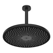 Hansa HANSAAURELIA Douche de tête Montage plafond, 1 trou, noir mat