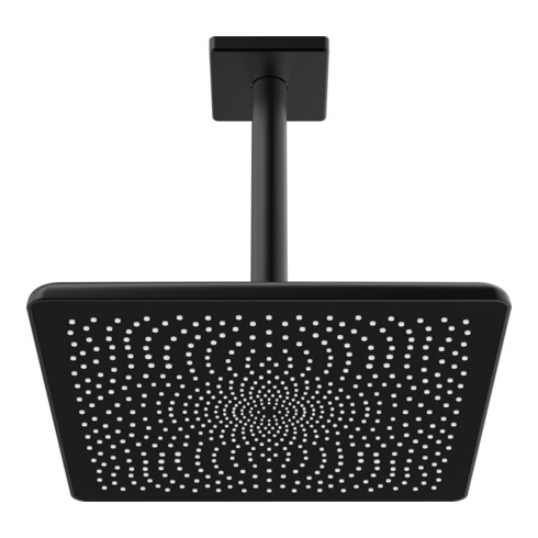 Hansa HANSAAURELIA Pomme de douche plafond, noir mat