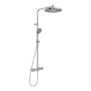 Hansa HANSAAURELIA Thermostat douche pluie mural, 3 jets, rond, chrome