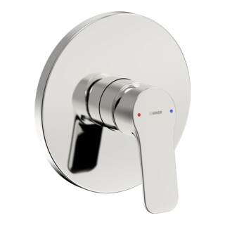 Hansa HANSABASIC Kit de montage prêt à l'emploi Mitigeur douche encastré, chrome