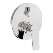 Hansa HANSABASIC kit de montage prêt UP, robinetterie baignoire/douche, chrome