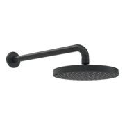 Hansa HANSABASICJET Pomme de douche murale Anti-calcaire, 1 jet, H 348 mm, mat-noir
