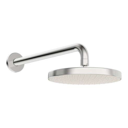 Hansa HANSABASICJET Pommeau de douche Anti-Calcaire, mural, 1 jet, sortie 348 mm, chromé