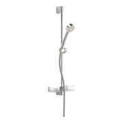 Hansa HANSABASICJET Set de barre de douche 700 mm, DN 15, montage mural, chrome