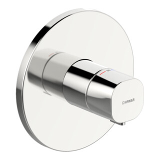Hansa HANSABLUEBOX FE avec kit décoratif HANSALIVING Thermostat-Batt DN 15 chromé