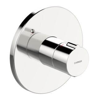 Hansa HANSABLUEBOX FE avec kit décoratif z HANSAHOME Thermostat Batt. chromé