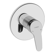 Hansa HANSABLUEBOX FE avec set décoratif z HANSAMIX Douchette à une main, tapis de douche chromé-1