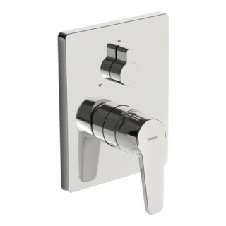 Hansa HANSABLUEBOX FE avec set décoratif z HANSAPOLO Batterie de baignoire à une main Vc