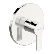 Hansa Fertigmontageset HANSALIGNA UP-Brause-Einhebelmischer, Rosette rund, chrom