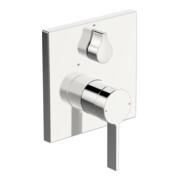 Hansa Fertigmontageset HANSABLUEBOX LOFT UP-Wannen-Einhebelmischer, eckige Rosette, chrom