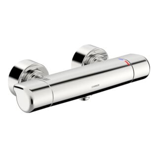 Hansa HANSACARE mitigeur thermostatique douche AP, raccords S cachés, chrome