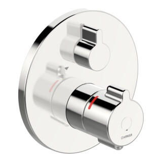 Hansa HANSACLINICA Kit de montage complet UP-Thermostat, rosace ronde, chrome