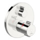 Hansa HANSACLINICA Kit de montage complet UP-Thermostat, rosace ronde, chrome-1