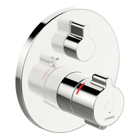 Hansa HANSACLINICA Kit de montage complet UP-Thermostat, rosace ronde, chrome