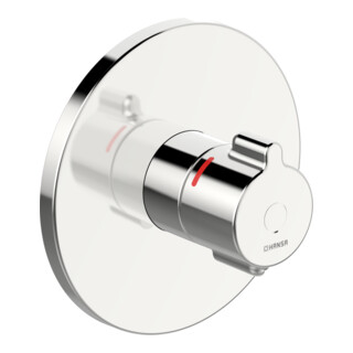 Hansa HANSACLINICA Kit de montage UP-Thermostat, rosace ronde, chrome
