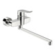 Hansa HANSACLINICA Mitigeur lavabo mono-commande mural, saillie 377 mm, chrome-1