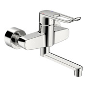 Hansa HANSACLINICA Mitigeur lavabo monocommande, saillie 227 mm, montage mural, chrome