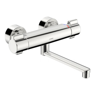 Hansa HANSACLINICA Robinet thermostatique mural, saillie 285 mm, chrome