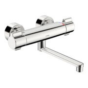 Hansa HANSACLINICA Robinet thermostatique mural, saillie 285 mm, chrome